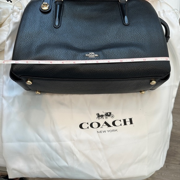 Black and Gold Coach bag, great for work or play! - Picture 7 of 9
